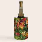Midnight Jungle Parrots Tropical Paradise Wine Chiller Gallery Image 2