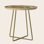 Midnight Jungle Parrots Tropical Paradise Side Table Gallery Image 1
