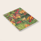 Midnight Jungle Parrots Tropical Paradise Notebook Gallery Image 3