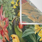Midnight Jungle Parrots Tropical Paradise Wall Tapestry Gallery Image 3