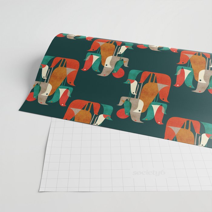 Flock of Birds Wrapping Paper Gallery Image 2