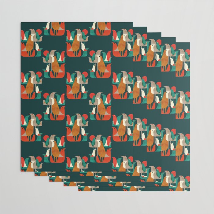 Flock of Birds Wrapping Paper Gallery Image 3