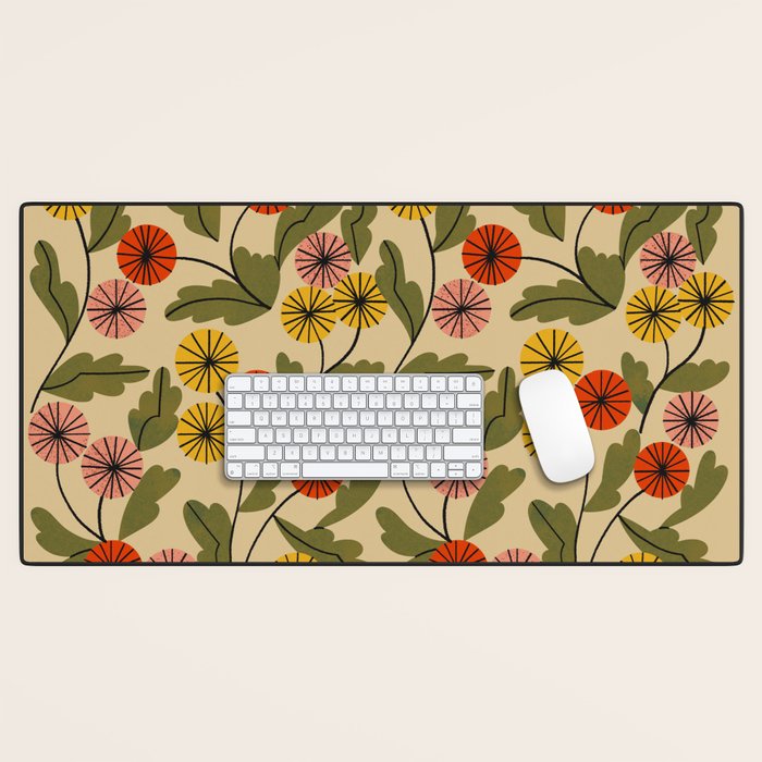 Autumn Mums Desk Mat Gallery Image 1