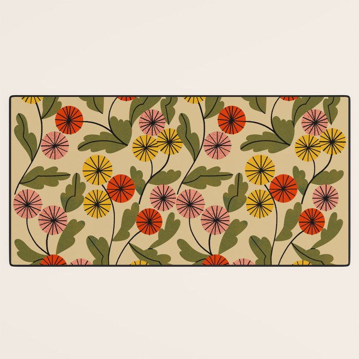 Autumn Mums Desk Mat Gallery Image 3