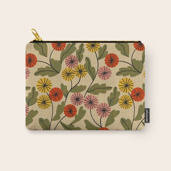 Autumn Mums Carry All Pouch Gallery Image 1