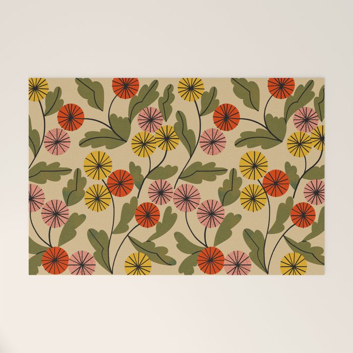 Autumn Mums Welcome Mat Gallery Image 1