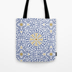 Intricate modern nature tile B Tote Bag Gallery Image 1