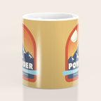 Powder To The People - Ski Badge Coffee Mug Gallery Image 4