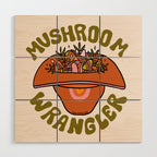 Mushroom Wrangle Wood Wall Art Gallery Image 1