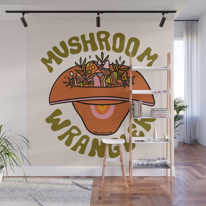 Mushroom Wrangle Wall Mural Gallery Image 1