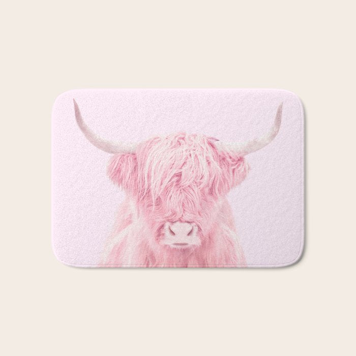HIGHLAND COW Bath Mat Gallery Image 1