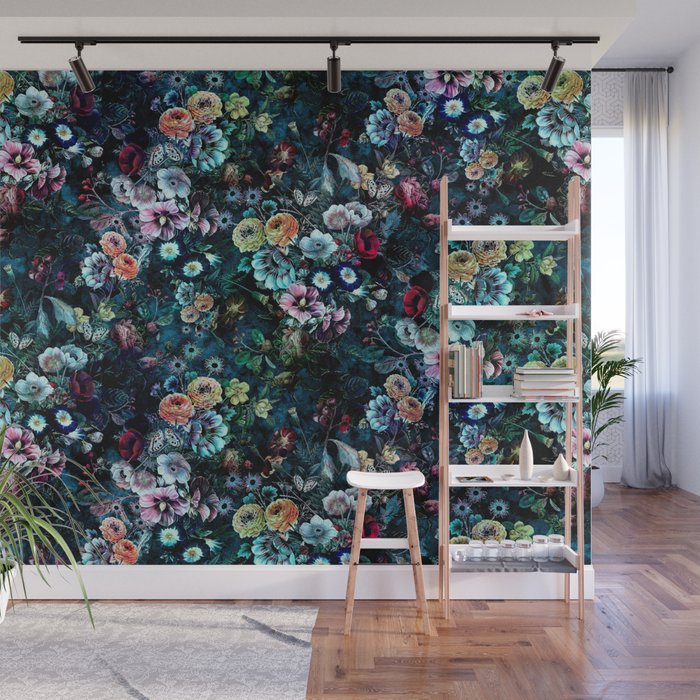 Night Garden Wall Mural Gallery Image 1