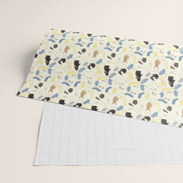 Gloves, socks, and bunnies Wrapping Paper Gallery Image 2