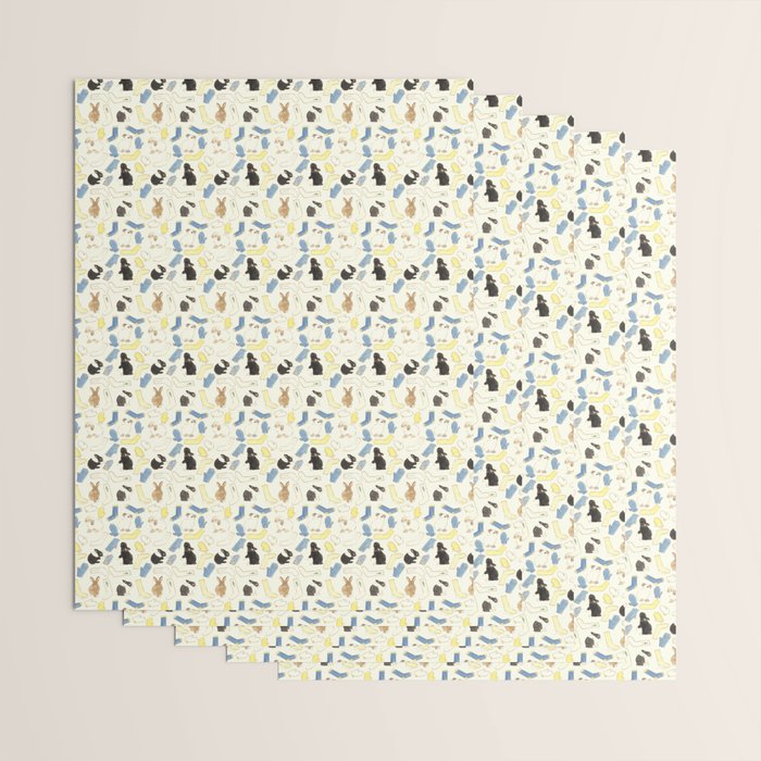 Gloves, socks, and bunnies Wrapping Paper Gallery Image 3