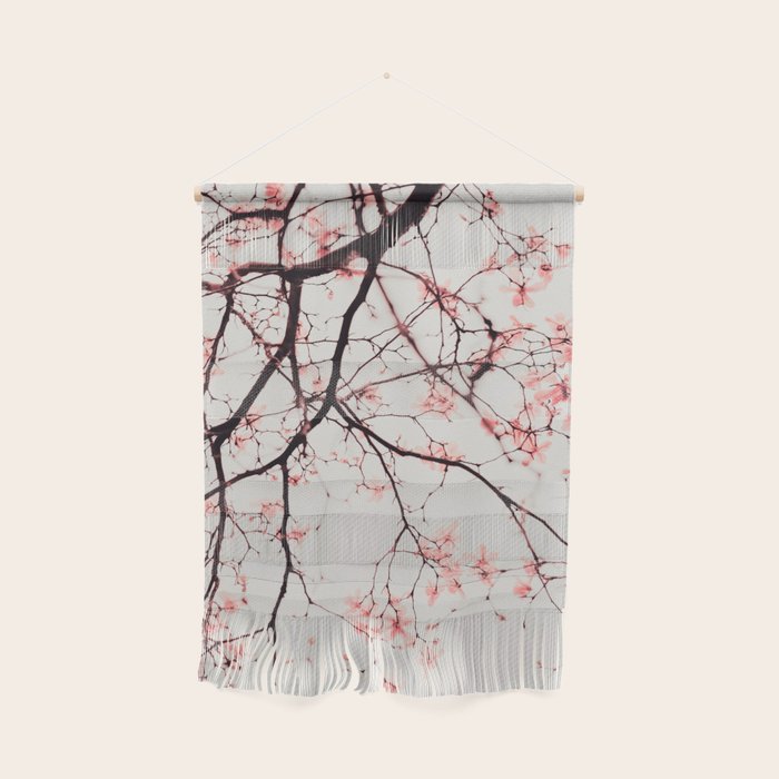 Magnolia Flowers - Pink spring blossoms Wall Hanging Gallery Image 1