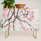 Magnolia Flowers - Pink spring blossoms Credenza Gallery Image 1