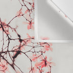 Magnolia Flowers - Pink spring blossoms Wall Tapestry Gallery Image 3