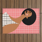 Grid Locked Goddess Outdoor Rug Gallery Image 1