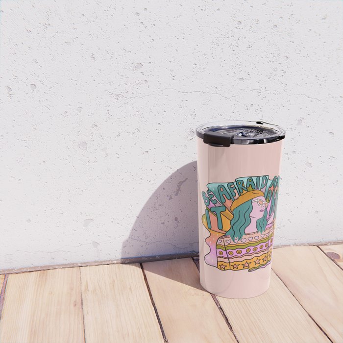 Be Afraid Travel Mug Gallery Image 4