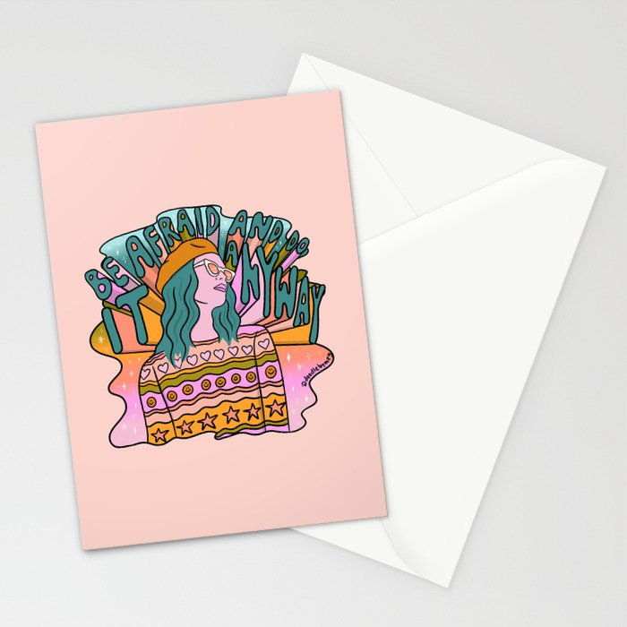 Be Afraid Stationery Card Gallery Image 2