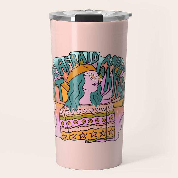 Be Afraid Travel Mug Gallery Image 1