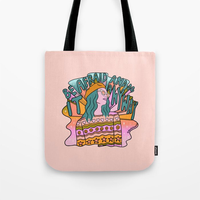 Be Afraid Tote Bag Gallery Image 1