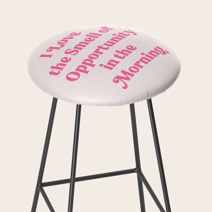 Retro Morning Quote Nº1  pink Stool Gallery Image 2