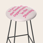 Retro Morning Quote Nº1  pink Stool Gallery Image 2