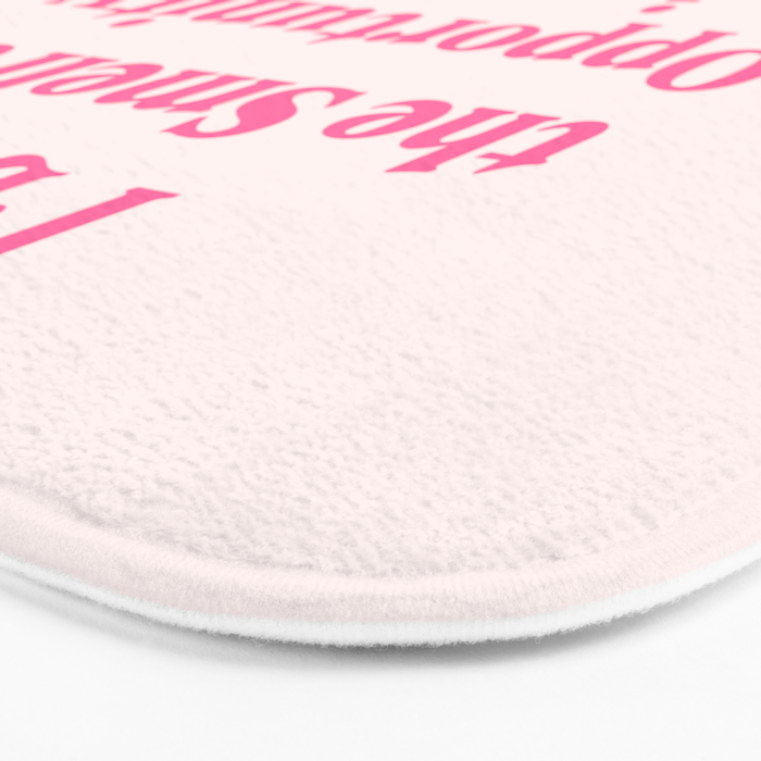 Retro Morning Quote Nº1  pink Bath Mat Gallery Image 3