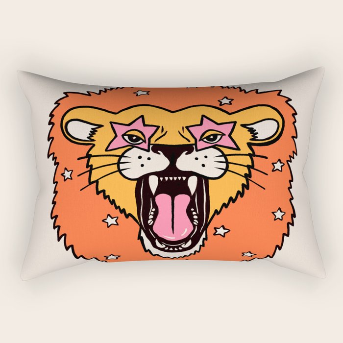 Lion Rectangular Pillow Gallery Image 2