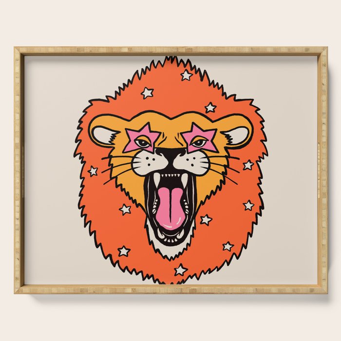 Lion Serving Tray Gallery Image 1