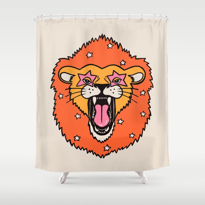 Lion Shower Curtain Gallery Image 1