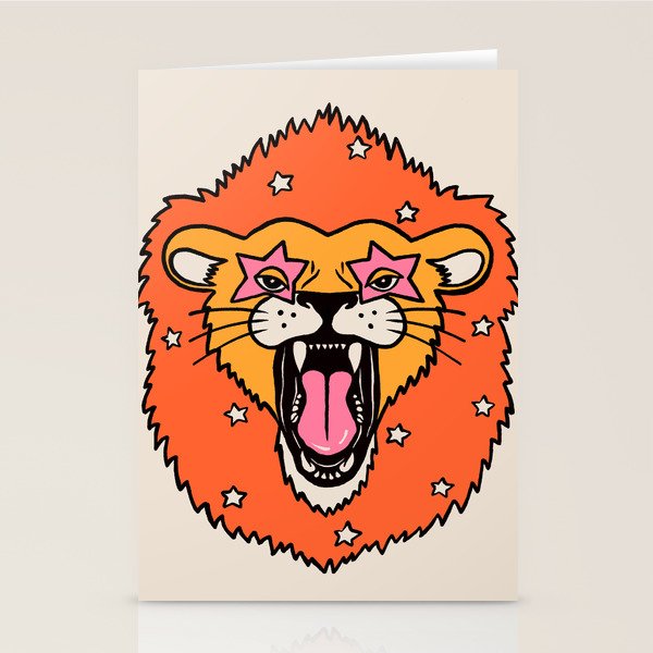 Lion Stationery Card Gallery Image 2