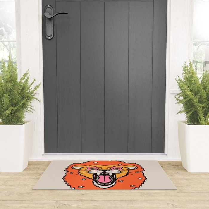 Lion Welcome Mat Gallery Image 3