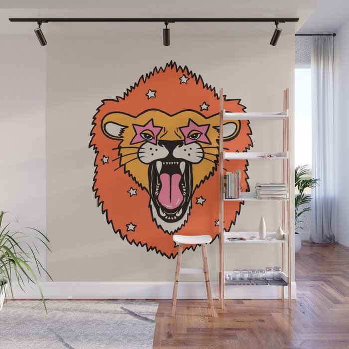 Lion Wall Mural Gallery Image 1