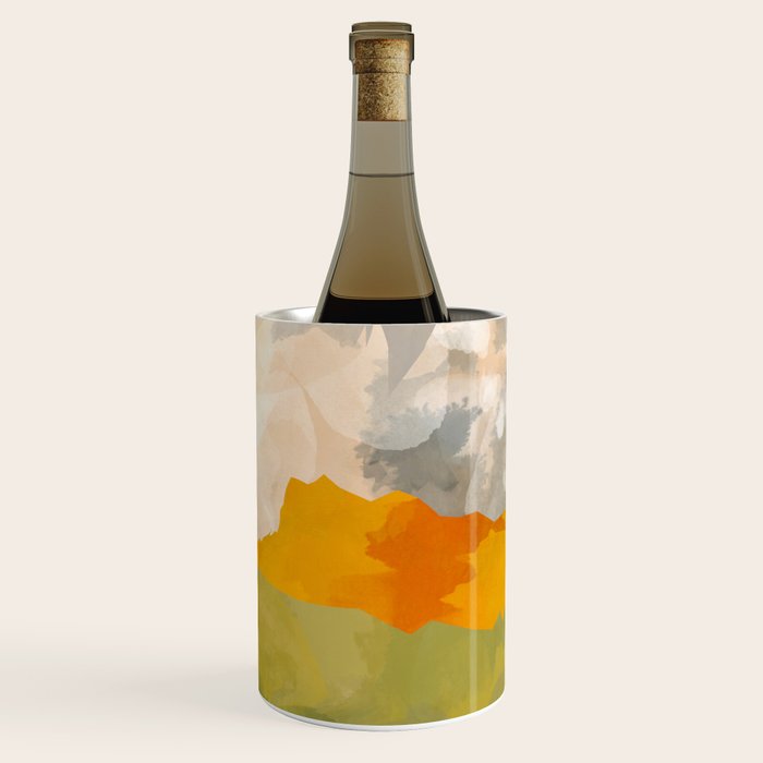 landscape mountains abstract minimal art Wine Chiller Gallery Image 3