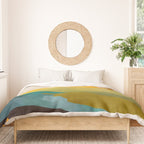 landscape mountains abstract minimal art Duvet Cover Gallery Image 3