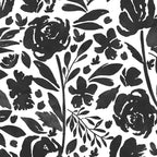 Simple black and white flower garden Coffee Mug Gallery Image 2