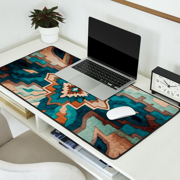Abstract Geometric Southwest Desk Mat Gallery Image 2