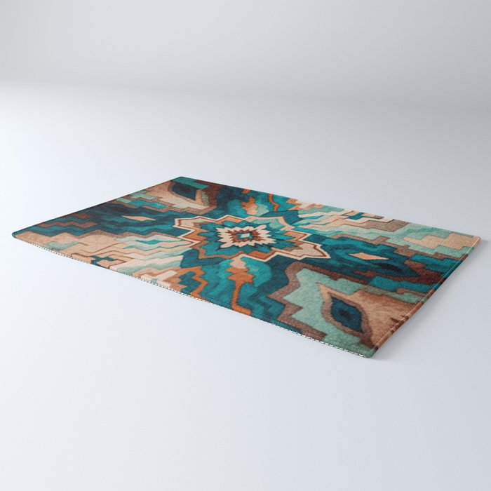 Abstract Geometric Southwest Rug Gallery Image 3