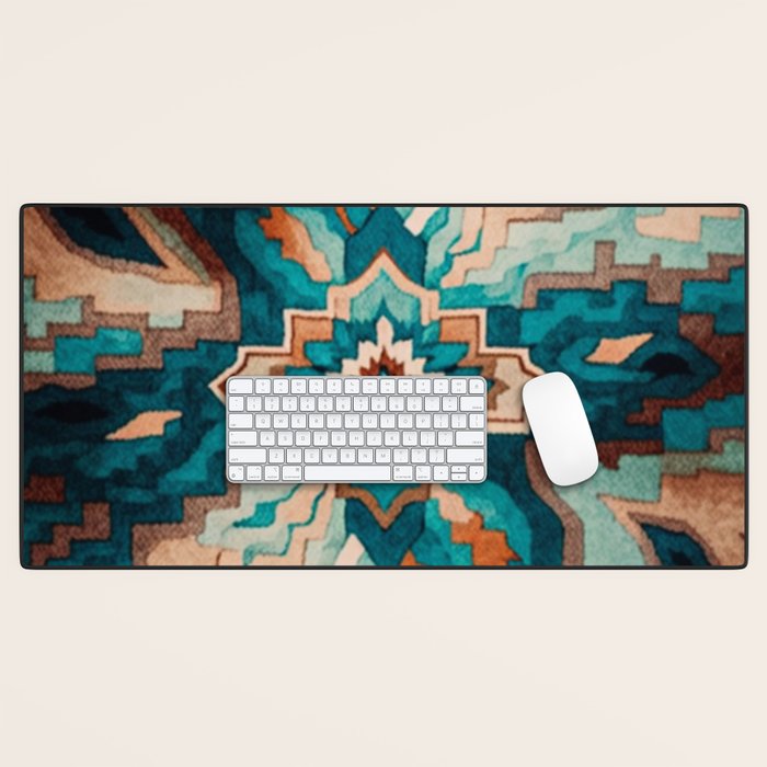 Abstract Geometric Southwest Desk Mat Gallery Image 1
