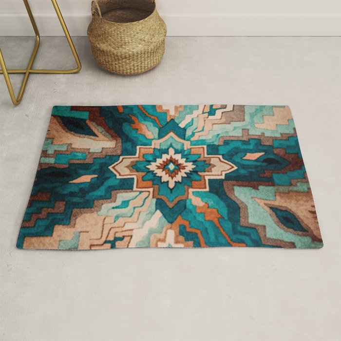 Abstract Geometric Southwest Rug Gallery Image 1