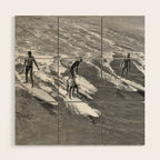 The Gang On A Wave Wood Wall Art Gallery Image 1