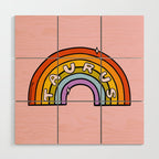 Taurus Rainbow Wood Wall Art Gallery Image 1