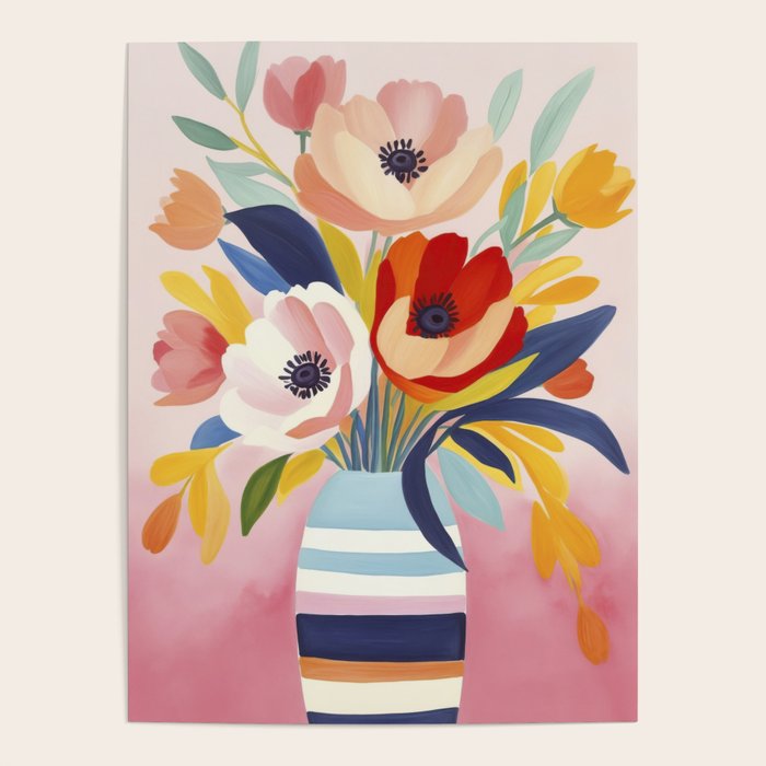 June Petals Happy Summer Bouquet Poster Gallery Image 4