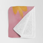 June Petals Happy Summer Bouquet Throw Blanket Gallery Image 3