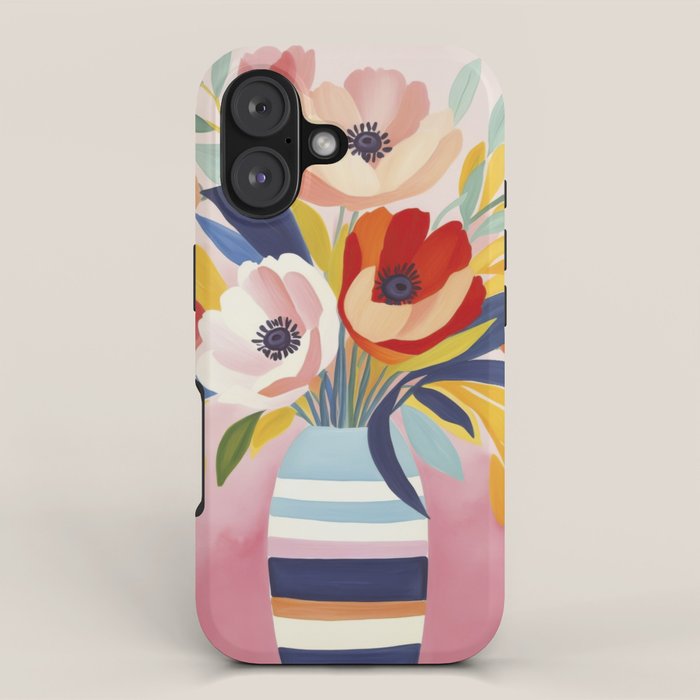 June Petals Happy Summer Bouquet iPhone Case Gallery Image 1