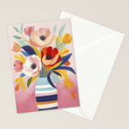 June Petals Happy Summer Bouquet Stationery Card Gallery Image 2