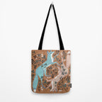 Blackberry Foxes Tote Bag Gallery Image 2