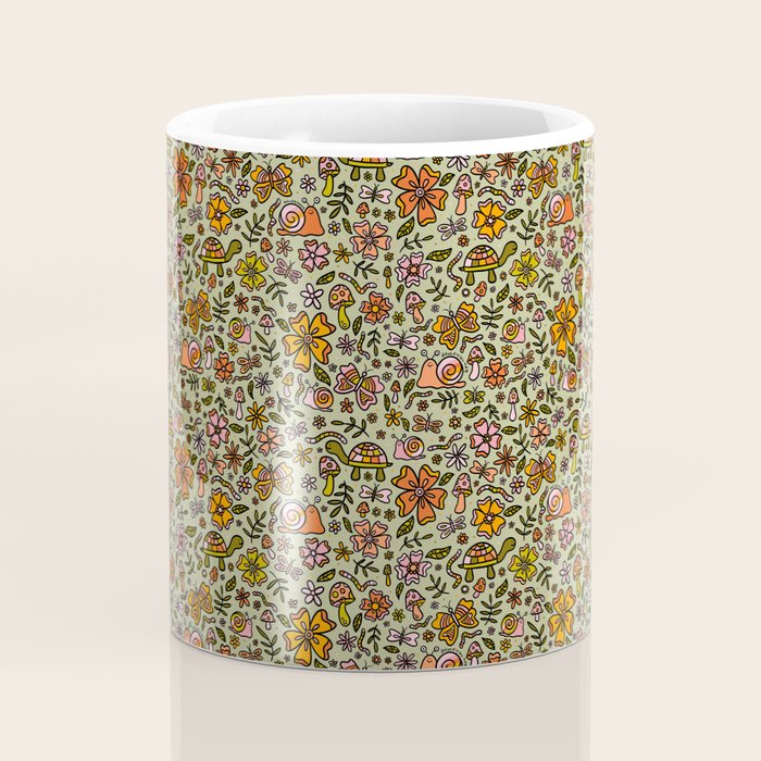 Spring Snail Print Coffee Mug Gallery Image 4